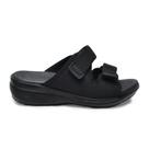 Tamanco Feminino Pegada Ortopédico Anabela tiras autocolantes Ref 232755 Tamanco Feminino Pegada Ortopédico Anabela tiras autocolantes Ref 232755