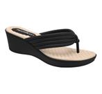 Tamanco feminino piccadilly 540344 ortopédico salto anabela 5,5 cm