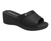Tamanco feminino piccadilly 540404 salto anabela 5 cm entrada livre