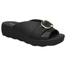 Tamanco Feminino Piccadilly Wide Fit Spa 568067-4 - Preto