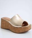 Tamanco Feminino Plataforma Metalizado Vizzano-11234