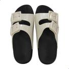 Tamanco Feminino Plataforma Zaxy Partner High Off White e Preto