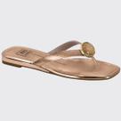 Tamanco Feminino Rasteira Anabela Tiras Botom Moleca 5559.102.30838 -