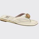 Tamanco Feminino Rasteira Anabela Tiras Botom Moleca 5559.102.9569 -