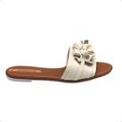 Tamanco Feminino Rasteiro Moleca Off White