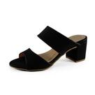 Tamanco Feminino Salto 6cm Sandália Feminina Tiras Grossa JCL STORE