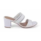 Tamanco Feminino Usaflex Salto Bloco Bico Redondo UC1503002