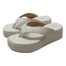 Tamanco Flatform Flip Flop Branco