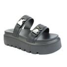 Tamanco Flatform Petite Jolie Pulse Preto