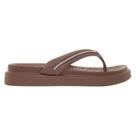 Tamanco Flats Moleca Tira com Brilho Plataforma 5554 - Chocolate Tamanco Flats Moleca Tira com Brilho Plataforma 5554 - Chocolate