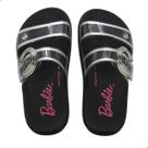 Tamanco Infantil Grendene Kids Barbie Preto/Fume