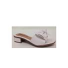 Tamanco Infantil Menina laço Retrô do 28 ao 33 Salto 3,5cm Moda Verão Casual Moderno Antiderrapante
