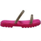 Tamanco Infantil Molekinha Duas Tiras Com Strass Cristal
