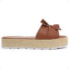 Tamanco Laço Plataforma Juta Feminino Mule Original Samdar Tamanco Laço Plataforma Juta Feminino Mule Original Samdar