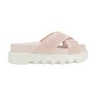 Tamanco Melissa Cross M-Lover Platform Bege/Rosa