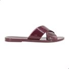 Tamanco Melissa Essential Cross Slide Adulto Bordo