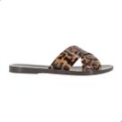 Tamanco Melissa Essential Cross Slide Adulto Marrom Tamanco Melissa Essential Cross Slide Adulto Marrom