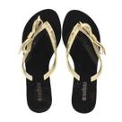 Tamanco Melissa Harmonic M Lover Chrome Adulto Preto/Ouro