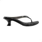 Tamanco Melissa Thong Kitten Heel Adulto Preto Tamanco Melissa Thong Kitten Heel Adulto Preto