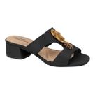 Tamanco Modare Feminino Preto Elegante Super Confortável