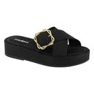Tamanco Moleca Feminino Flatform Plataforma Original Cor:CremeTamanho:39