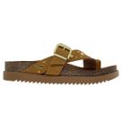Tamanco Papete Feminino Moleca 5500.120 Caramelo