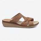 Tamanco Pegada Anabela em Couro Feminino 23271202 Cor:CarameloTamanho:35 Tamanco Pegada Anabela em Couro Feminino 23271202 Cor:CarameloTamanho:35