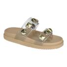Tamanco Petite Jolie Ice PJ7332 Avelã/Transparente