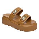 Tamanco Petite Jolie Pulse Flatform PJ7491 Doce de Leite