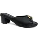 Tamanco Piccadilly Conforto Salto Bloco 566057 Preto
