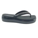 Tamanco Piccadilly Flatform com Strass Preto 459006 Tamanco Piccadilly Flatform com Strass Preto 459006