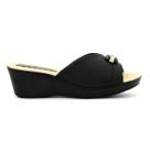Tamanco Piccadilly Original Salto Anabela Fivela Feminino 42