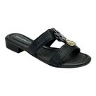 Tamanco Piccadilly Taila Salto Baixo 590067 Preto
