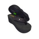 Tamanco Plataforma DuRio Tijuca Preto Feminino 37001