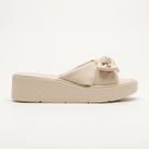 Tamanco Plataforma Modare Off White Com Laço Tamanco Plataforma Modare Off White Com Laço
