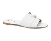 Tamanco ramarim 2414201 rasteiro bom botão feminino -