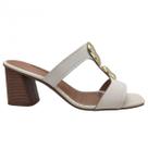 Tamanco Salto Bloco Feminino Dakota Com Detalhe Dourado Y9768
