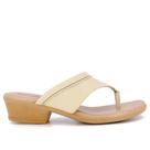 Tamanco Salto Bloco Feminino Usaflex AK1803003 Creme Tamanco Salto Bloco Feminino Usaflex AK1803003 Creme