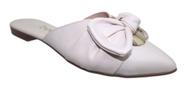 Tamanco Slide Feminino Casual Confortável Beira Rio 4134.464 Creme Napa 35