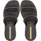 Tamanco Slide Ipanema Glow Slide Tiras Tramadas Friso Metalizado Feminino
