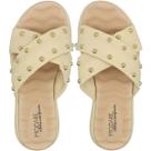 Tamanco Slide Modare Nobuck Ultra Soft Apliques Feminino
