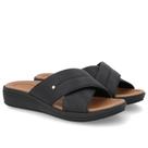 Tamanco usaflex ak0510001 em couro feminino -
