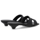 Tamanco Usaflex Couro Liso Kitten Heel Peep Toe AN28003 Cor:PretoTamanho:38 Tamanco Usaflex Couro Liso Kitten Heel Peep Toe AN28003 Cor:PretoTamanho:38