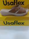 Tamanco Usaflex Plataforma em Couro MA12001