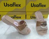 Tamanco USAFLEX Slide Rasteria em couro MA0903