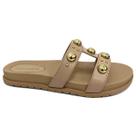 Tamanco Via Marte Flatform 174-005-01 Creme