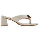 Tamanco Vizzano Feminino Branco Off Salto Bloco Sofisticado Tamanco Vizzano Feminino Branco Off Salto Bloco Sofisticado