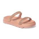 Tamanco Vizzano Feminino Ouro Rosado Leve Casual -