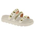 Tamanco Vizzano Feminino Tratorado Pedrarias Branco Off 6510102 Tamanco Vizzano Feminino Tratorado Pedrarias Branco Off 6510102