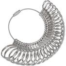 Tamanho de dedo de aço inoxidável Ring Gauges Mudder 1-13 com metade Tamanho de dedo de aço inoxidável Ring Gauges Mudder 1-13 com metade